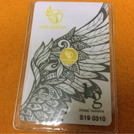 Syiling emas  1 gram 999.9 cun