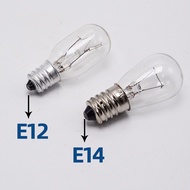 E12E14 Screw Bulb 24V30V110V220V240V Marine Machine Tool Household Refrigerator Instrument Bulb Lamp
