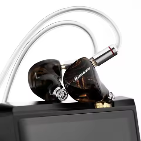 QoA Mimosa 1 DD +1 Planar IEMs In Ear HIFI Wired Earphone Music Monitor Headphone with 0.78 2pin Cab