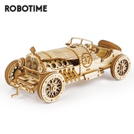 Robotime 3D wooden Puzzle Game ของเล่นโมเดลรถไฟ