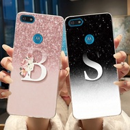 Case For Motorola Moto E6 Play Casing XT2029-1 Luxury Elegant Letter Clear Silicone Soft Phone Case 