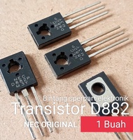 D882 Original TRANSISTOR D882 NEC TRANSISTOR POWER NPN TO-126 3A 40V TRANSISTOR D 882 NPN 2SD882 NPN