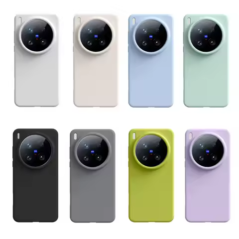 Shockproof Soft Silicone Phone Case For Vivo X200 Ultra X200 ProMini X100 Ultra X100s Pro, Slim Skin