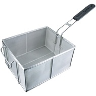 81Stainless Steel Frying Basket Square Oil Filter Mesh Electric Fryer Oil Control French Fries Deep Frying Basket Sieve