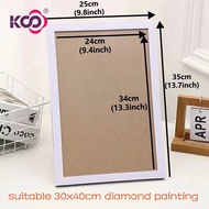 Picture Frame for Diamond painting Portrait or Landscape 30x30cm/30x40cm Wall Home Decoration OBNO