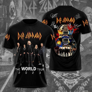 เสื้อยืดวง Def Leppard - Def Leppard World Tour 2023