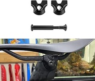 Xotic Tech Seatpost Saddle Clamp Ear + Ti Bolt Kit for Carbon Rail, Compatible with Specialized S-Wo