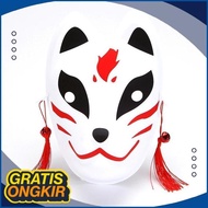 Smile Today Tofk Mask Kitsune Fox Bunkasai Japanese Festival Mask Fox Halloween Dr-02