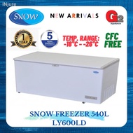 ✽✷✽SNOW ( NEW ARRIVAL) FREEZER (GROSS 540L/NET 505L) LY600LD - [FAST &amp; SAFE DELIVERY] SNOW WARRANTY MALAYSIA