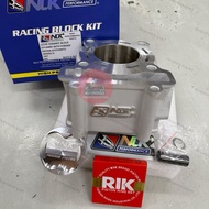 NLK SUPER CERAMIC RACING BLOCK BLOK LC135 Y15ZR Y15 LC 135 57MM 62MM 63MM 65MM DOME FORGED PISTON FJ