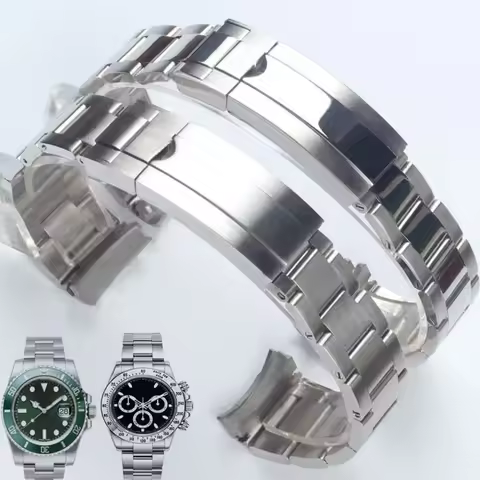Watch strap is suitable for Rolex Explorer 2 ditongna diver green black water ghost King accessories