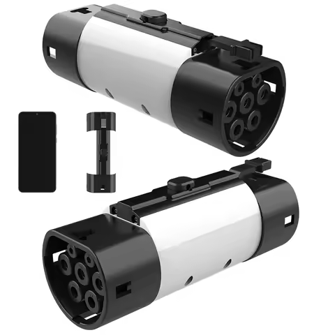 GBT to Type2 ev charger Adapter 32A 7KW/22KW for BYD MG4 Fast Charging Converter GB/T To IEC 62196 T