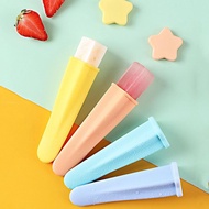 Silicone Ice Cream Popsicle Mold With Handle Ice Cream Mold Summer Children's Ice Cream Maker B4G5