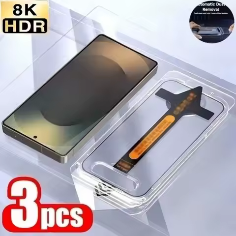 1-3Pcs Easy Installation Tempered Glass For Samsung S26 S25 Ultra S24 S23 FE S22 Plus A73 A71 A72 A5