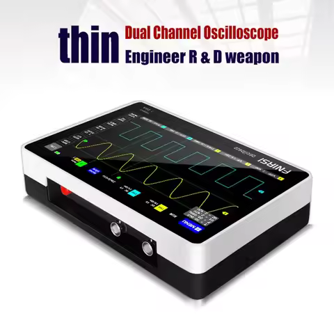 FNIRSI 1013D Digitale Tablet Oscilloscoop Dual Channel 100M Bandbreedte 1GS Sampling Rate Mini Table