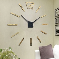 Wall Sticker Clock 3D Wall Clock Decor Acrylic Mirror Frameless Mini DIY Wall Clock Kit For Home Living Room Office Decoration