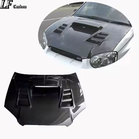 High Quality Modern Style Carbon Fiber Bonnet Engine Hood for Subaru 04-05 IMPREZA WRX STI