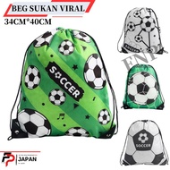 【HARGA BORONG】FootBall Beg Sukan Beg Serut Beg galas Beg belakang  waterproof Backpack gym beg tuisy