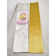 Crepe Paper  Kertas Crepe  Gold & Silver (ready stock)