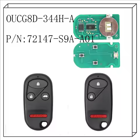 Remote Car Key 313.8MHz For Honda Element 2004-2011 CR-V Civic Si 2002-2005 Fob OUCG8D-344H-A P/N:72