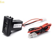 Eon Fast Car Charger Dual USB 12V-24V for Power Socket Charger Adapter