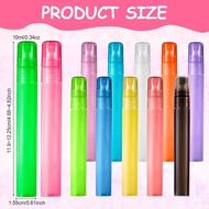 108 Pieces 10 ml Spray Bottles Clear Plastic Perfume Bottles Empty Fine Mist Perfume Bottle for Esse