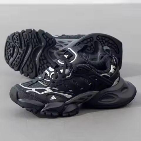 Adidas Xlg Runner Deluxe Unisex Sports Shoes, Fashionable Thick-Soled Mecha Dad Shoes, Wear-Resistan