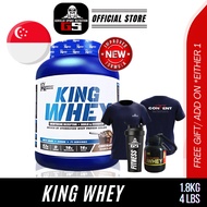 Muscle Kingdom King Whey Hydro Whey Protein Isolate Primary 4lbs/2kg [ 50 servings ]