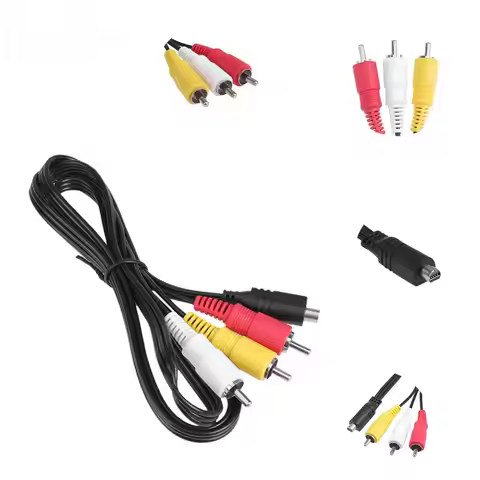Male to Male Data Transfer Cable VMC-15FS AV Cable Cord Usaeg for Sony Camera Consumer Electronics S