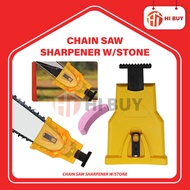 CHAINSAW SHARPENER WITH STONE SET/ PORTABLE CHAIN SHARPENER FOR CHAINSAW/ PENGASAH MATA GERGAJI