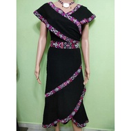 Baju Tradisional moden Sabah/Dress Rungus corak pinakol