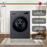 LG FB1209S6M 9KG Front Load Washing Machine 6 Motion Inverter Direct Drive WDMD8000WM 8KG Mesin Basu