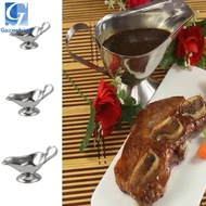 Gazechimp Gravy Boat Steak Sauce Pourer Dressing Boat Stainless Steel Tool oz/5oz/8oz