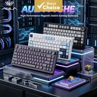 AULA F75HE Tri-Mode Mechanical Gaming Keyboard 75% Layout Hall Effect Magnetic Switch 8KHz Polling R