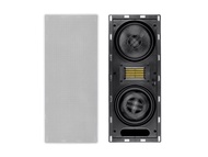 Monoprice 3-Way Carbon Fiber In-Wall Column Speaker - 6.5 Inch (Each) With Ribbon Tweeter, 8 Ohm Nom