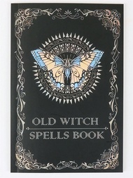 Old Witch Spells Book - 66-Page Enchanting Fantasy Grimoire With Mystical Butterfly Cover Art, 5.59x