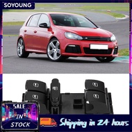 soyoung Gorgeri Car Power Window Switch  ABS Panel Button for MK5 MK6 B6 B7