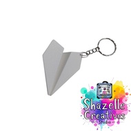 3D Printed Paper Plane Keychain by Shazelle Creatives Studio