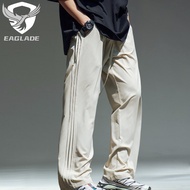 EAGLADE Tactical Cargo Baggy Loose Pants for Men Stretchable L2287 in Beige Gray B02