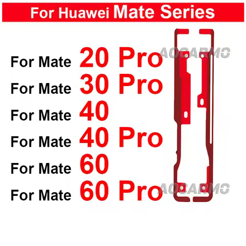 For Huawei Mate 20 30 40 Pro Mate 60 Pro Front Adhesive Mate 40PRO 30Pro LCD Display Sticker Tape Gl