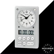 [WatchClubOnline] QHE190S Seiko Table Clock Analog Digital Quartz Alarm Light Timer Stopwatch QHE190 QHE-190 QHE-190S