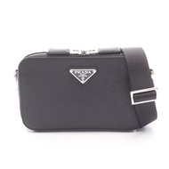 【二手】Prada PRADA 單肩包 BRIQUE 2VH1739Z2F0002 黑色 Saffiano 皮革單肩包 男士全新