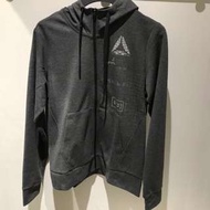 Reebok vlookup 男 黑 運動 連帽 外套 薄 cg1272