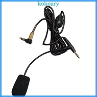 KOK Nylon Braided 3 5mm to 3 5mm Headset Cable with Boom Mic for 1000XM5 XM4 Headset
