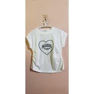 Ganni Short Sleeve T-Shirt White sml Can Be Worn