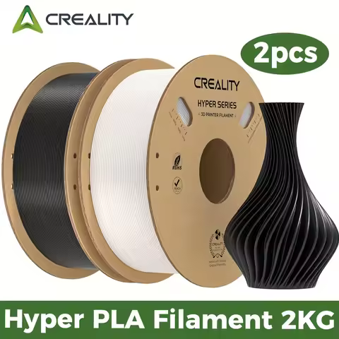 CREALITY 2pcs Hyper PLA Filament 1.75mm 1KG Hyper Series PLA 3D PLA Filament for Creality K1/K1 Max/