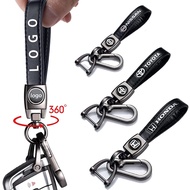 Car Key Holder Keychain for Car Mitsubishi Leather Keychain Motor Keychain Toyota Honda Keychain Car