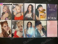 ［現貨］[BORNPINK] BLACKPINK PHOTO CARD 小卡 Jisoo Jennie Rosé Lisa成員set 