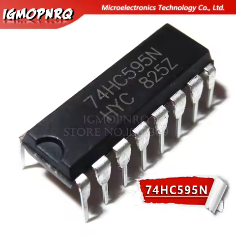 10PCS SN74HC595N DIP16 DIP 74HC595N 74HC595 DIP-16 SN74HC257N 74HC257 SN74HC393N 74HC393 SN74HC590AN