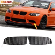 M3 Style Car Front Bumper Lower Fog Light Lamps Grilles Grille Replacement For BMW 3-Series E90 E91 